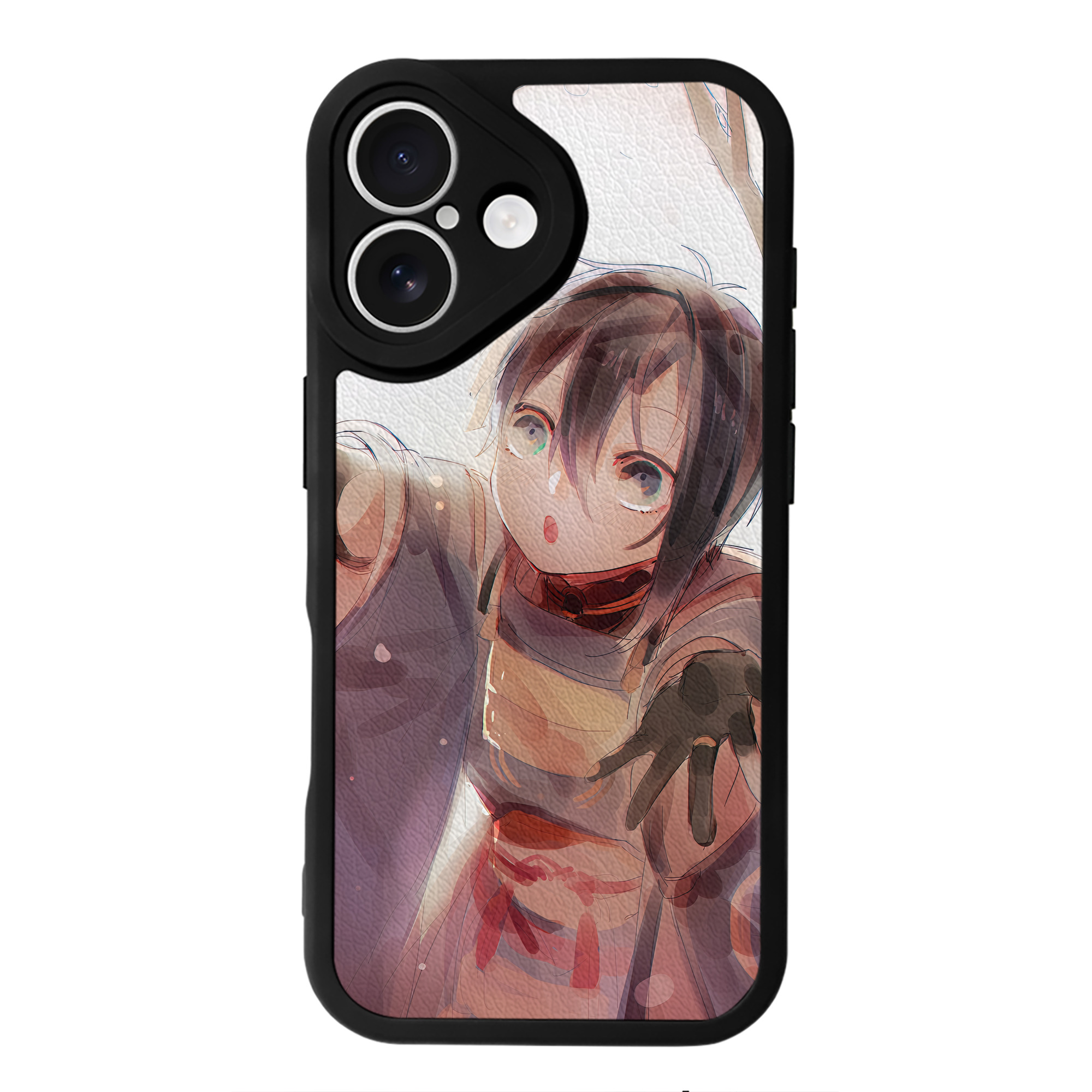 （画像用） 刀剣乱舞 Touken Ranbu 【iPhone 16シリーズ対応】シリコンスマホケース（レザー調） 材質：シリコン